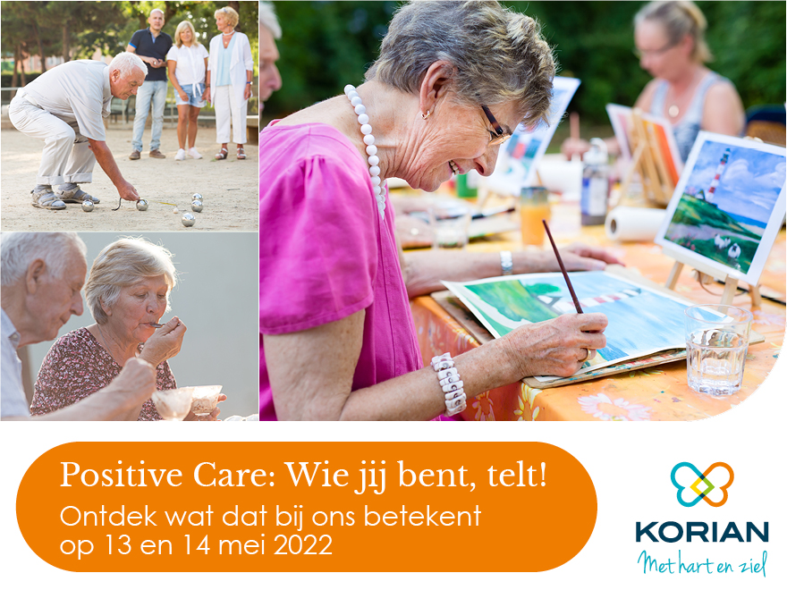 Positive Care bij Korian op 13 en 14 mei 2022