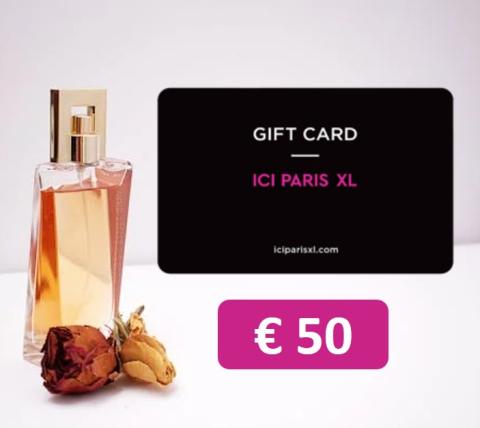 WIN nu 1 van de 3 Cadeaucheques t.w.v. € 50 bij ICI Paris XL
