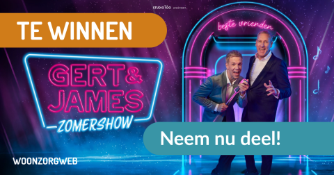 🧡 Win tickets voor de Gert & James Zomershow in De Panne! 🎤🎶