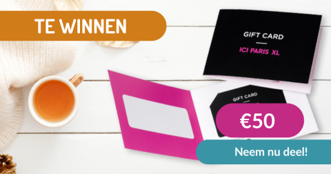 Win nu 1 van de 3 Cadeaucheques t.w.v. € 50 bij ICI Paris XL