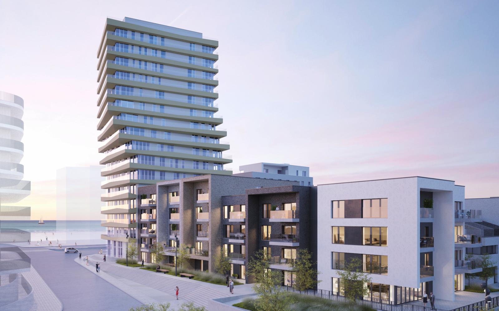 Service flat Senior city O'Sea Oostende ( 61m² , terras 7m²)